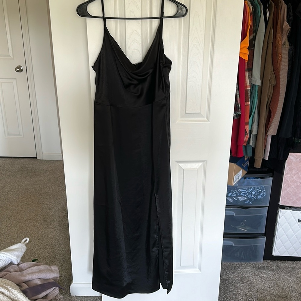 Satin formal dress